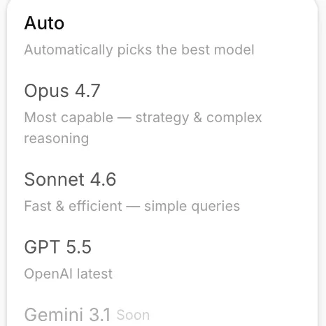 Chat with Atrium — plan, launch, and optimize